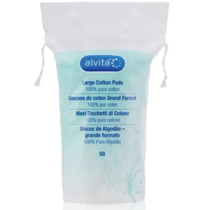 Alvita Dischetti Di Cotone 80 Pezzi Accessori Igiene, Cura E Depilazione