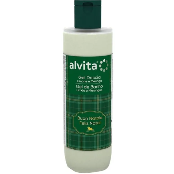 Alvita Gel Doccia Natale 2024 Limone & Meringa 250 Ml Detersione Pelle Normale