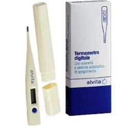 Alvita Termometro Digitale Con Suoneria Sistema Automatico Di Spegnimento E Schermo Lcd