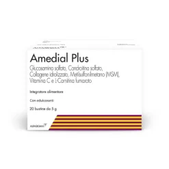Amedial Plus Integratore Ossa Cartilagini Collagene 20 Bustine Salute Delle Articolazioni
