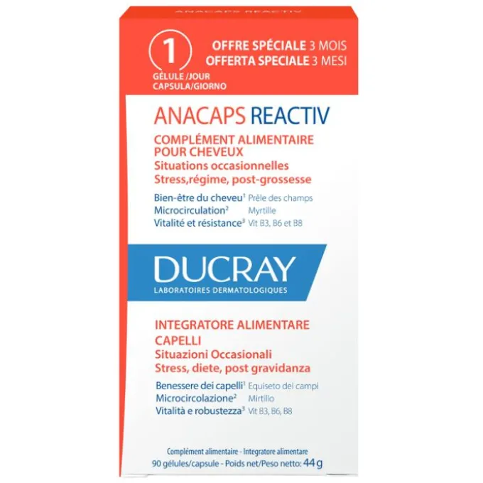 Anacaps Reactiv Gel 90U 90 Capsule 2023 Trattamenti Anticaduta