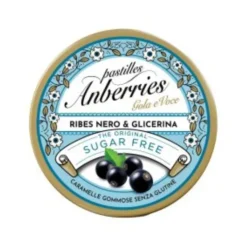 Anberries Classiche Ribes Nero&Glicerina Senza Zucchero 50 G