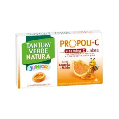 Angelini Tantum Verde Natura Junior Propoli+ C Pastiglie Arancia E Miele