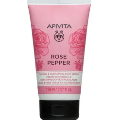 Apivita Rose Pepper Crema Corpo Rassodante E Rimodellante Al Pepe Rosa 150 Ml