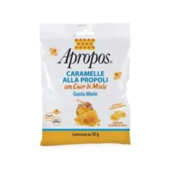 Apropos - Caramelle Dure Gusto Miele Confezione 50 Gr Alimenti Normali