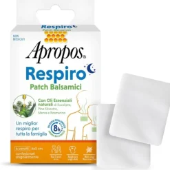Apropos Respiro Patch Balsamici 6 Pezzi Raffreddore