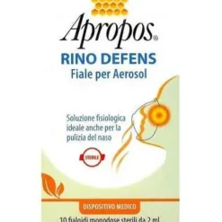 Apropos Rino Defens Fiale Per Areosol 10 Flaconcini 2 Ml Tosse Grassa Aerosol