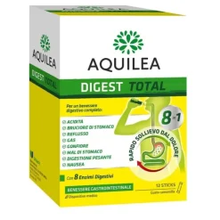 AQUILEA DIGEST TOTAL 12 STICK MONODOSE DA 2,5 G IN POLVERE ORODISPERSIBILE