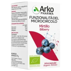 ARKOCAPSULE MIRTILLO PER LA FUNZIONALITÀ DEL MICROCIRCOLO 40 CAPSULE - INTEGRATORE ALIMENTARE