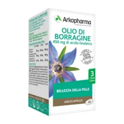 Arkofarma Arkocaps Arkocapsule Olio Di Borragine Bio Integratore Per La Pelle 60 Capsule