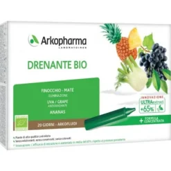 Arkofarma Arkofluidi Drenante Bio Integratore Drenante 20 Flaconcini Ritenzione Idrica