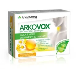 Arkofarma Arkovox Propoli Miele & Limone Naso E Gola 24 Compresse Disinfettanti Bocca E Gola Pastigl