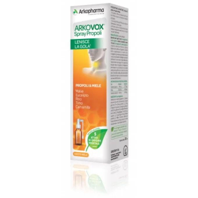 Arkofarma Arkovox Propoli Spray 30 Ml Disinfettanti Bocca E Gola Spray