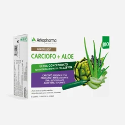 Arkofluidi Carciofo+Aloe Vera 20 Flaconcini 200 G Ritenzione Idrica