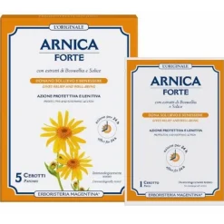 Arnica Forte Cerotto - Dispositivo Medico Classe I 5 Pezzi Cerotti
