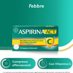 Aspirinaact 10Cpr Eff800+480Mg