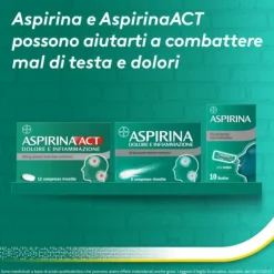 Aspirina C 40 Compresse Effervescenti 400Mg+240 Mg Con Vitamina C
