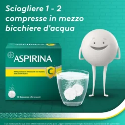 Aspirina C 40 Compresse Effervescenti 400Mg+240 Mg Con Vitamina C