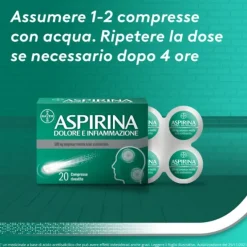 Aspirina Dolore Inf 20Cpr500Mg