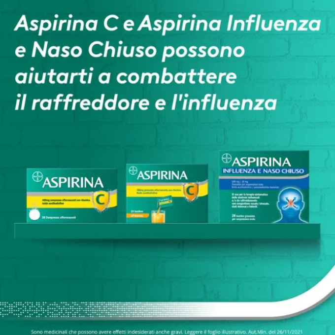 Aspirina Os Grat 10Bust 500Mg