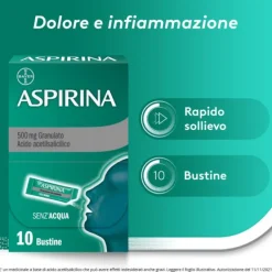 Aspirina Os Grat 10Bust 500Mg