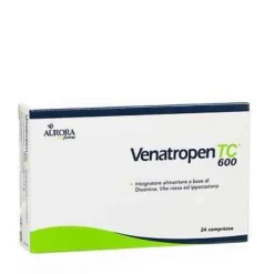 Aurora Biofarma Venatropen Tc 600 Integratore Alimentare 24 Compresse Integratori Venotonici