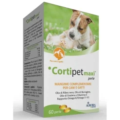 Aurora Licensing Cortipet Perle Maxi Integratore Irritazioni Cutanee Veterinaria 60 Perle