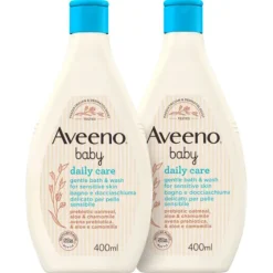 Aveeno Baby Daily Care Bagnodoccia Per Bagnetto Neonati Con Avena Per Pelle Delicata E Sensibile 400 Ml Bundle