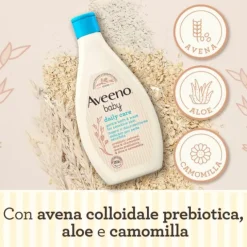 Aveeno Baby Daily Care Bagnodoccia Per Bagnetto Neonati Con Avena E Senza Sapone 400 Ml