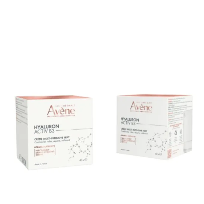 Avene Hyaluron Activ B3 Crema Notte Multi-Intensiva 40 Ml Idratanti Viso Pelle Normale