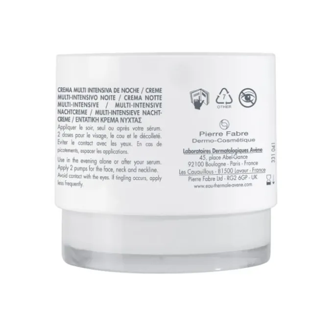 Avene Hyaluron Activ B3 Crema Notte Multi-Intensiva 40 Ml Idratanti Viso Pelle Normale