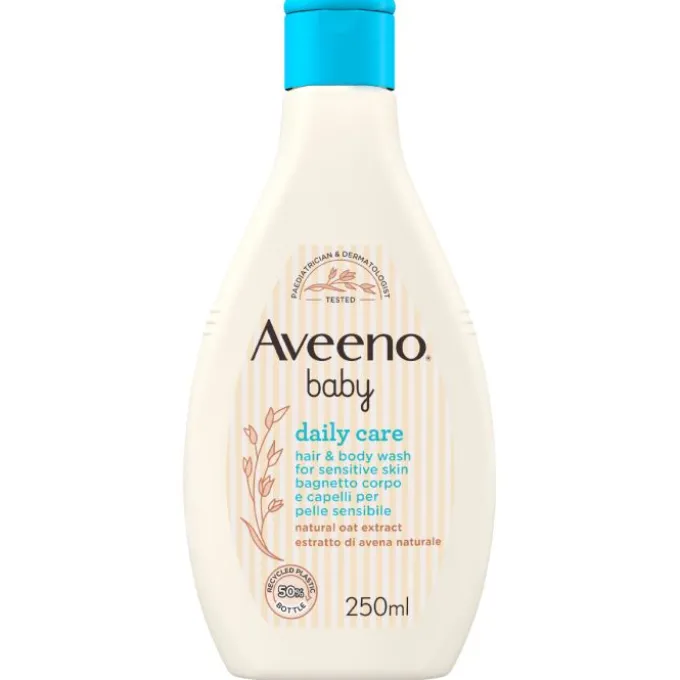 Avevo Baby Daily Care Bagnodoccia Per Bagnetto Neonato Corpo E Capelli Con Avena, Senza Parabeni E Solfati 250 Ml