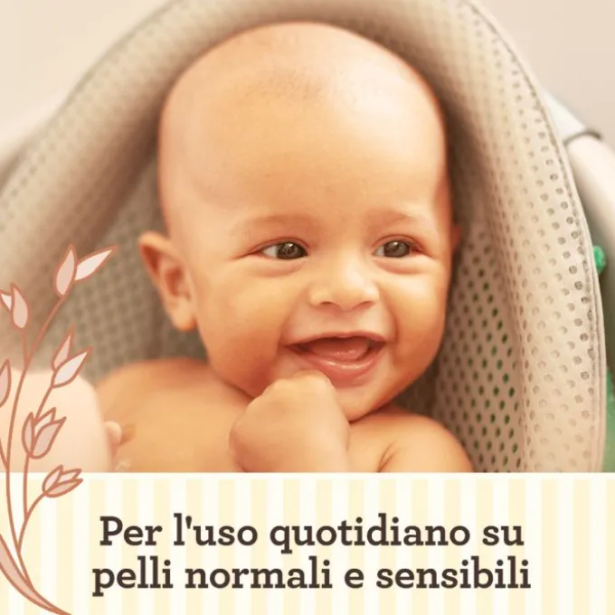 Avevo Baby Daily Care Bagnodoccia Per Bagnetto Neonato Corpo E Capelli Con Avena, Senza Parabeni E Solfati 250 Ml