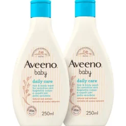 Avevo Baby Daily Care Bagnodoccia Per Bagnetto Neonato Corpo E Capelli Con Avena, Senza Parabeni E Solfati 250 Ml Bundle