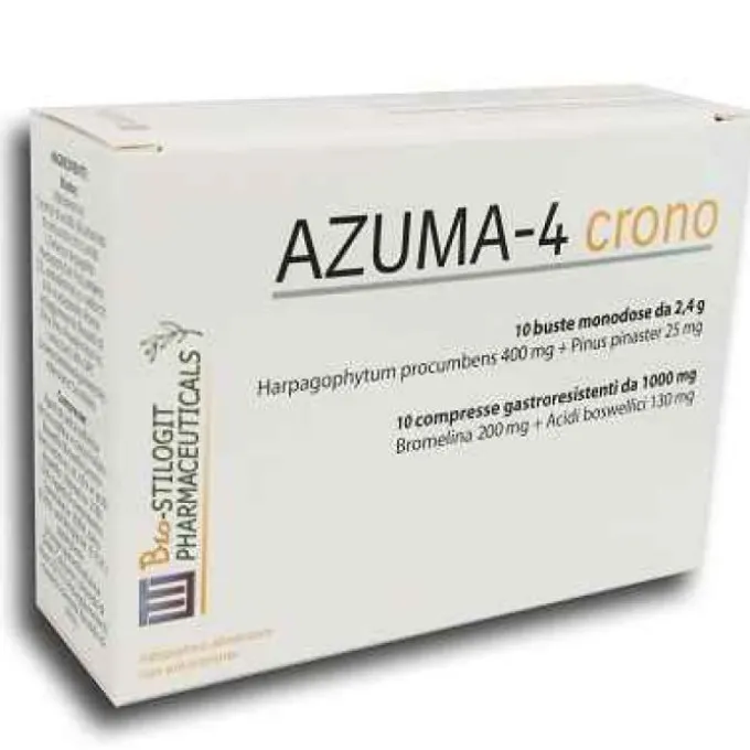 Azuma-4 Crono Integratore 10 Compresse + 10 Bustine Salute Delle Articolazioni