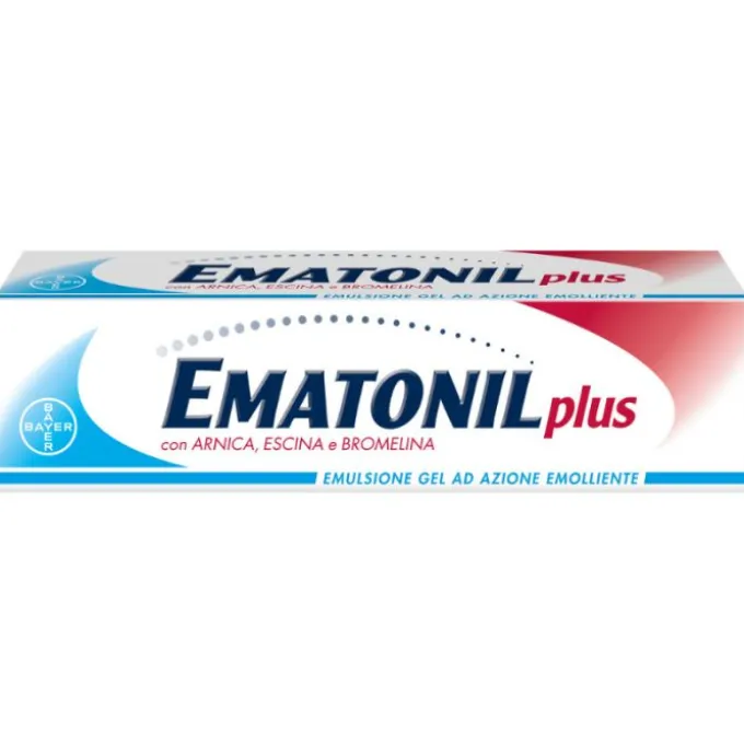 Bayer Ematonil Plus Emulgel, Con Arnica, Escina, Bromelina E Mentolo Tubo Da 50 Ml