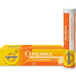 Bayer Supradyn Ricarica Integratore Di Vitamine, Sali Minerali E Coenzima Q10 15 Compresse Effervesc