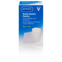 Benda Elastica Autoadesiva Alvita 8X4Cm Bende Elastiche Autofissanti