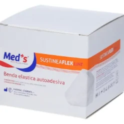 Benda Elastica Autoadesiva Sustinea Mt20X8Cm. Autofissante Eanallergica E' L'ideale Per Bendaggi Sportivi, Comoda E Pratica Per Gli Usi Di Primo Soccorso