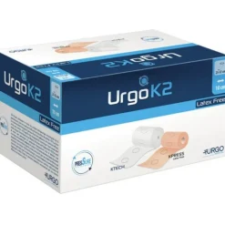 Bendaggio Urgok2 Latex Free Kit Bendaggio T2 Caviglia 25-32 2 Pezzi 10 Cm