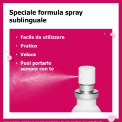 Benexol Spray Integratore Alimentare Di Vitamina B12 Ad Alto Dosaggio, Con Edulcorante, Flacone Da 15 Ml