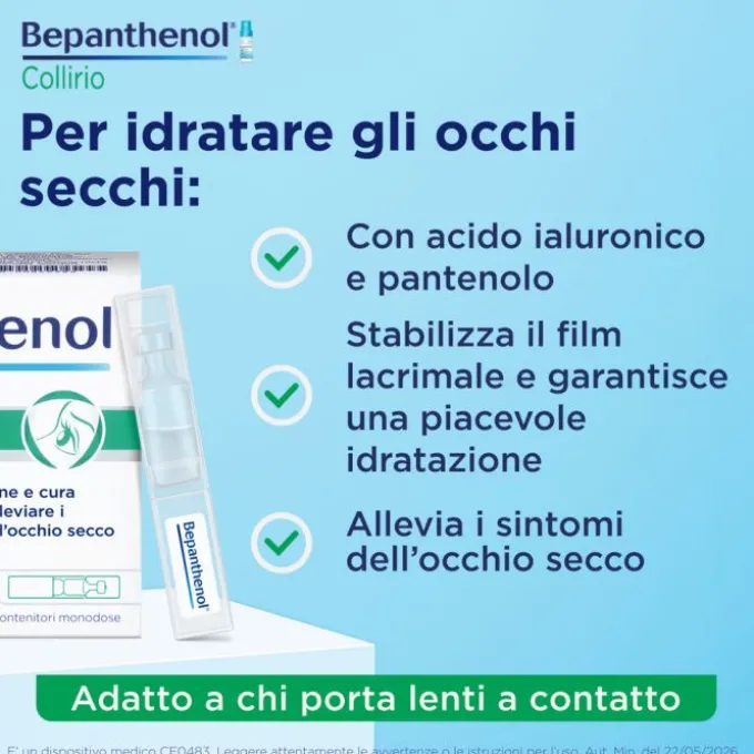 Bepanthenol Collirio 20 Monodose 0,5 Ml