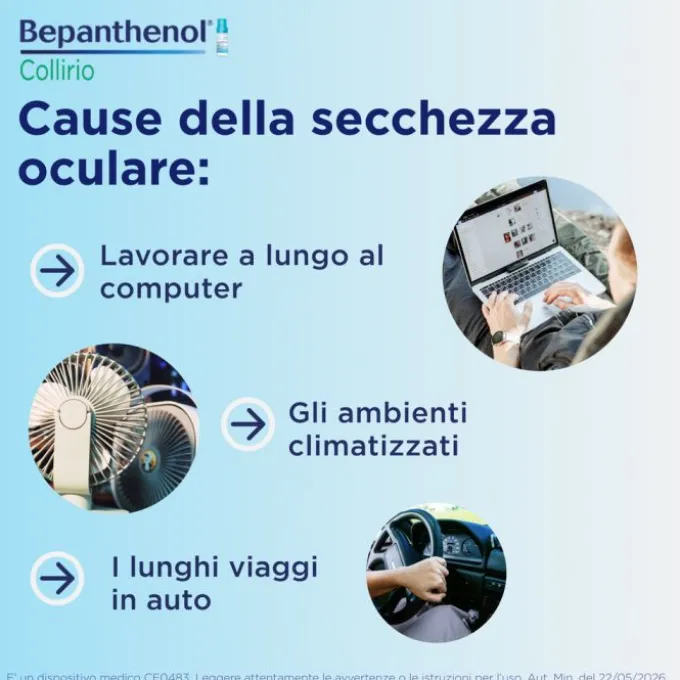 Bepanthenol Collirio 20 Monodose 0,5 Ml