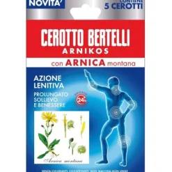 Bertelli Cerotto Arnikos Con Arnica Montana 5 Pezzi Cerotti