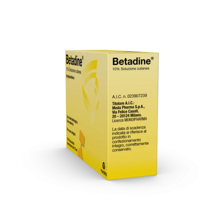 Betadine Soluzione Cutanea 10 Flaconcini Monouso 10Ml