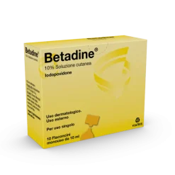 Betadine Soluzione Cutanea 10 Flaconcini Monouso 10Ml