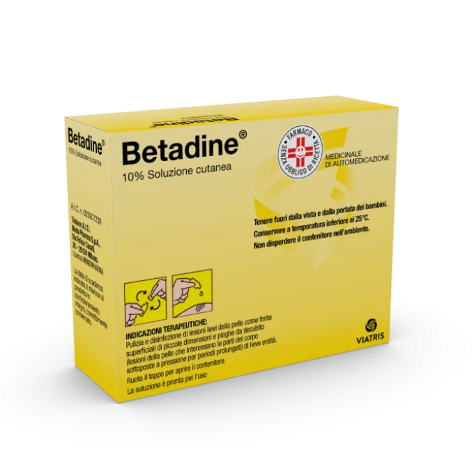 Betadine Soluzione Cutanea 10 Flaconcini Monouso 10Ml