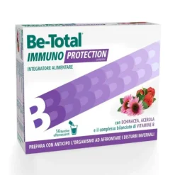 Be-Total Immuno Protection Integratore Alimentare Difese Immunitarie Vitamina B Zinco 14 Bustine