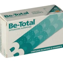 Be-Total Integratore Alimentare Vitamina B Vitamina B12 Acido Folico Energia Adulti 40 Compresse