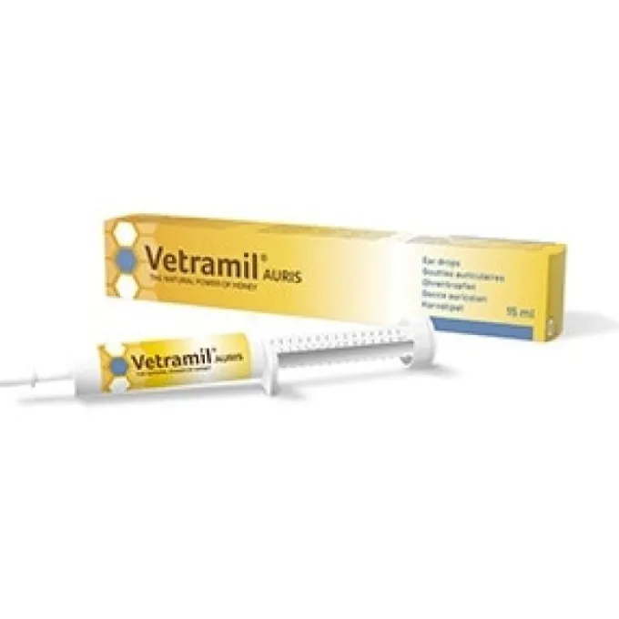 Bfactory Vetramil Auris Gocce Auricolari Siringa 15 Ml Veterinaria Pulizia Auricolare